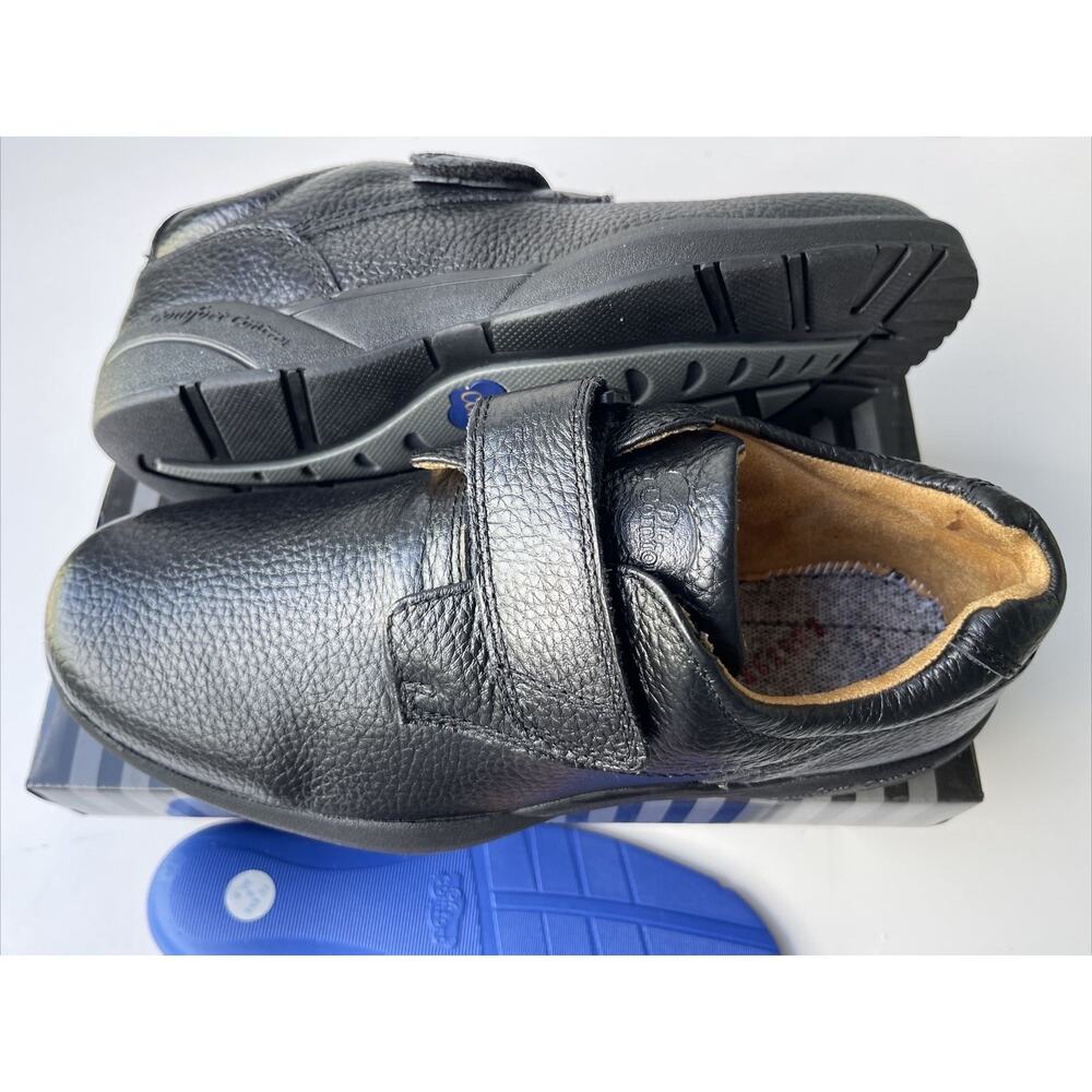 Dr Comfort Diabetic Shoes William Black Leather Casual 6310 Men's Size 10 W A114